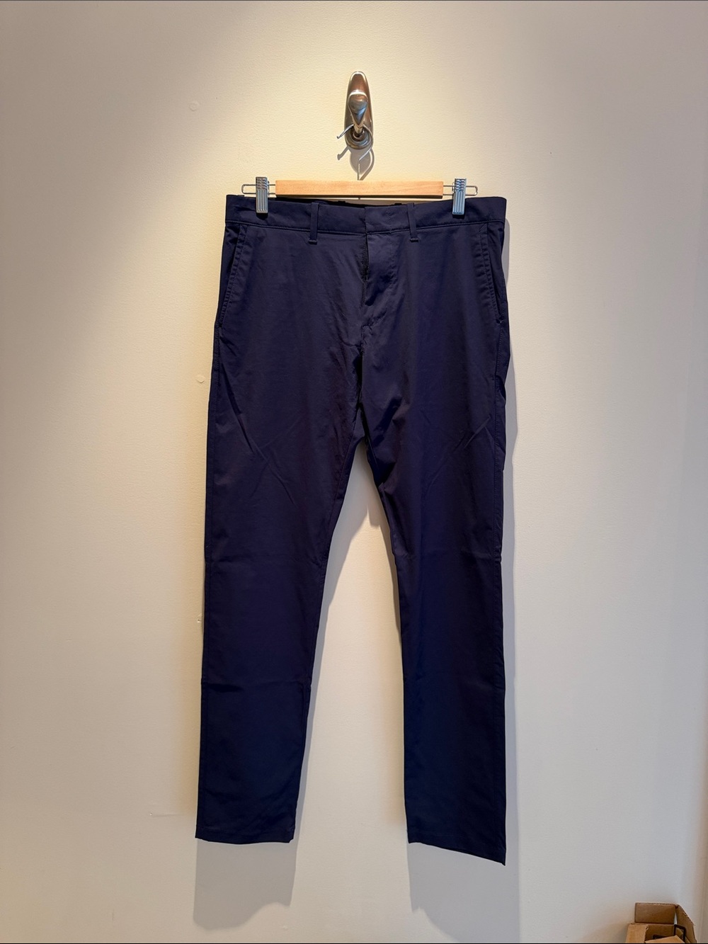 J. Crew Navy Slim Stretch Chinos